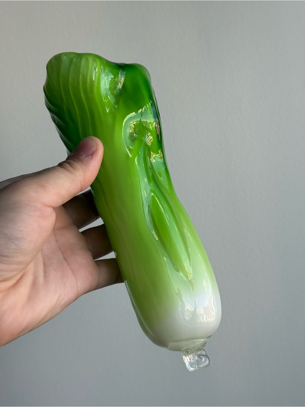 Blown Glass Murano Vintage Lettuce Stock Decor